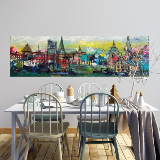 Kunstdruck "Lüneburg wollte ich nie malen - Cross My Mind Map" - Ansicht 8