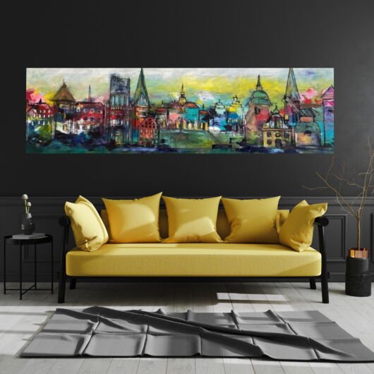 Kunstdruck "Lüneburg wollte ich nie malen - Cross My Mind Map" - Ansicht 5