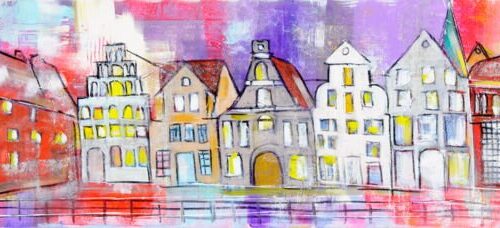 1-Samstag-Malworkshop/ Acryl-Mischtechnik mit Karin Greife am 17.10.2026 • Thema "Stadtansichten" - für Anfänger/innen und Fortgeschrittene - Ansicht 1