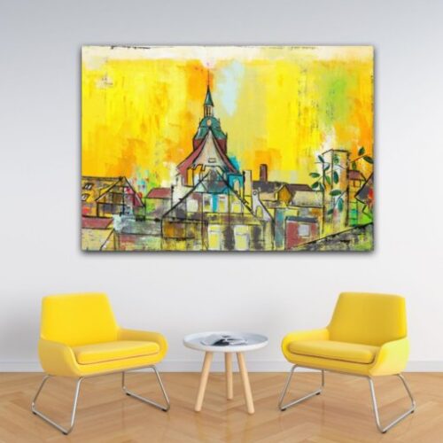 Kunstdruck "Michaelis Hinterhof" - Ansicht 1