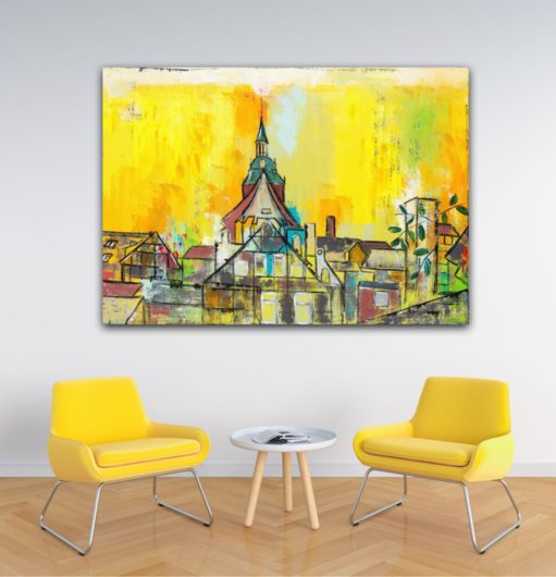 Kunstdruck "Michaelis Hinterhof" - Ansicht 1