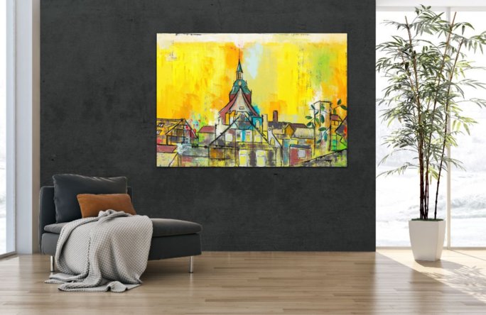 Kunstdruck "Michaelis Hinterhof" - Ansicht 3