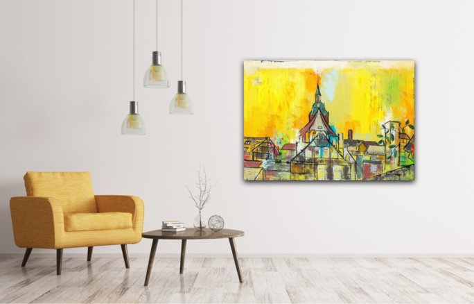 Kunstdruck "Michaelis Hinterhof" - Ansicht 5