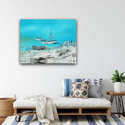 Kunstdruck "Normandie-Boote" - Ansicht 1