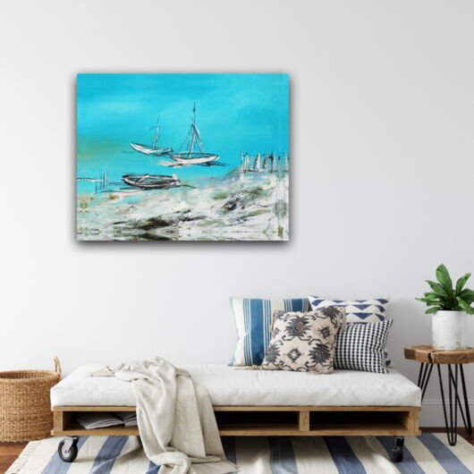 Kunstdruck "Normandie-Boote" - Ansicht 1
