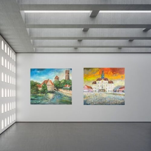 Kunstdruck "Ratsmühle Lüneburg" - Ansicht 1