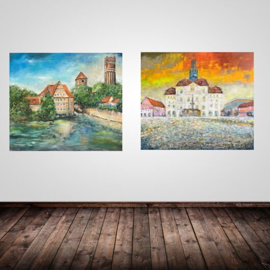 Kunstdruck "Ratsmühle Lüneburg" - Ansicht 3