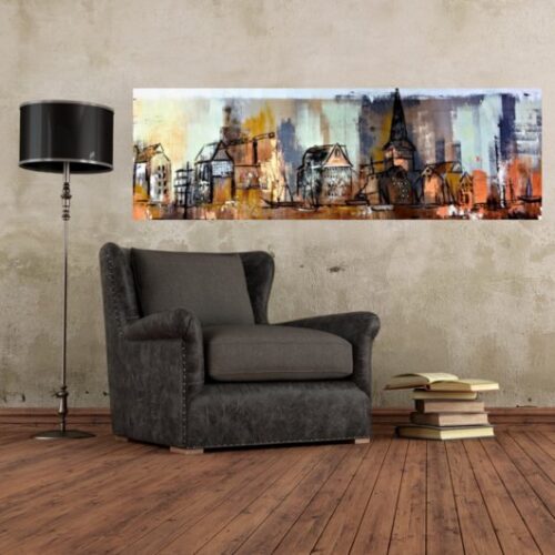 Kunstdruck "Rostock im Herbst" - Ansicht 1