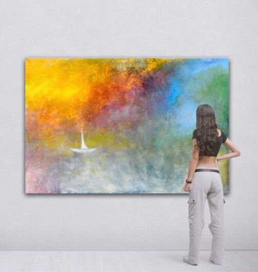 Kunstdruck "Sailing" - Ansicht 3