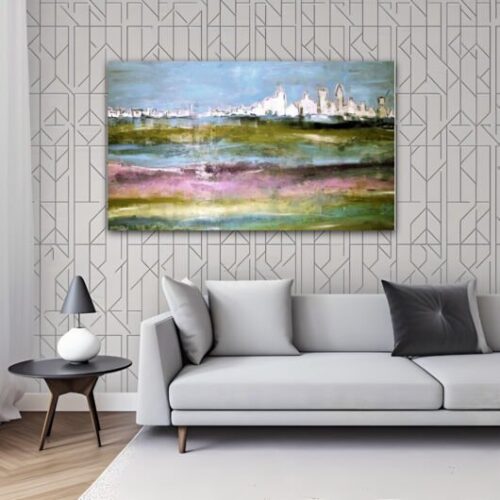Kunstdruck "Salzstadt in der Heide" - Ansicht 1