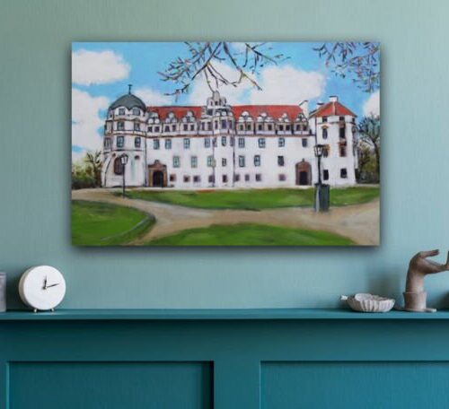Kunstdruck "Schloss Celle" - Ansicht 1