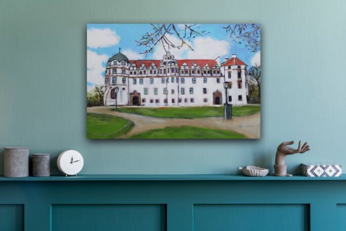 Kunstdruck "Schloss Celle" - Ansicht 1