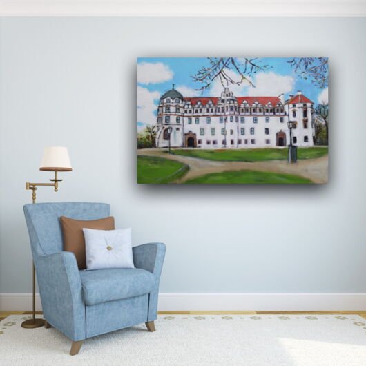 Kunstdruck "Schloss Celle" - Ansicht 2