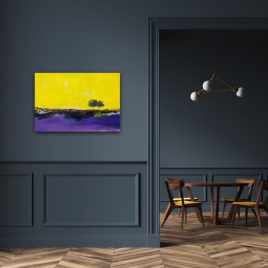 Kunstdruck "Sommerlicher Spaziergang in der Lüneburger Heide" - Ansicht 5