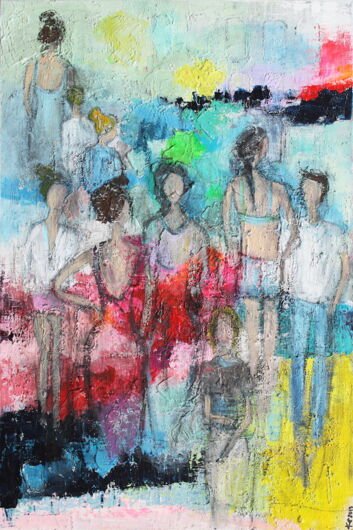 Kunstdruck "Strandspaziergang" - Ansicht 1