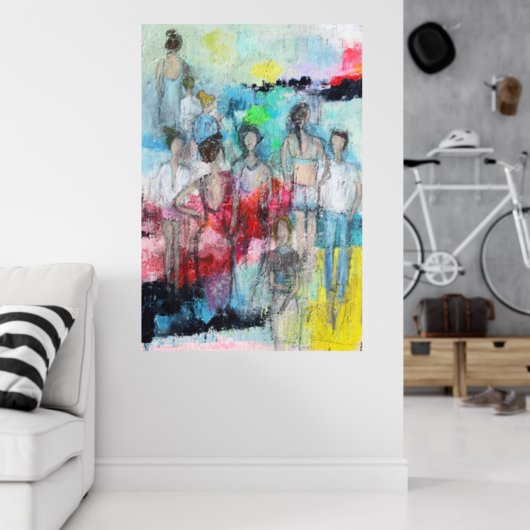 Kunstdruck "Strandspaziergang" - Ansicht 4