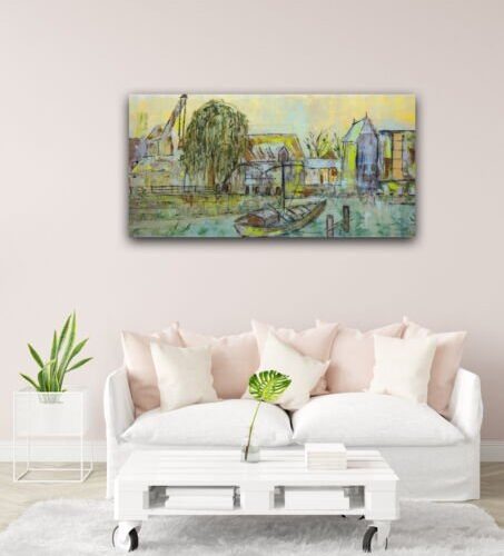 Kunstdruck "Stintmarkt Lüneburg im Herbst" - Ansicht 1