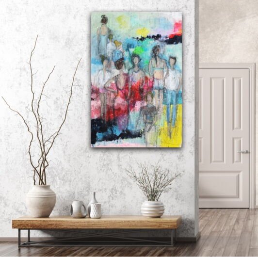 Kunstdruck "Strandspaziergang" - Ansicht 2