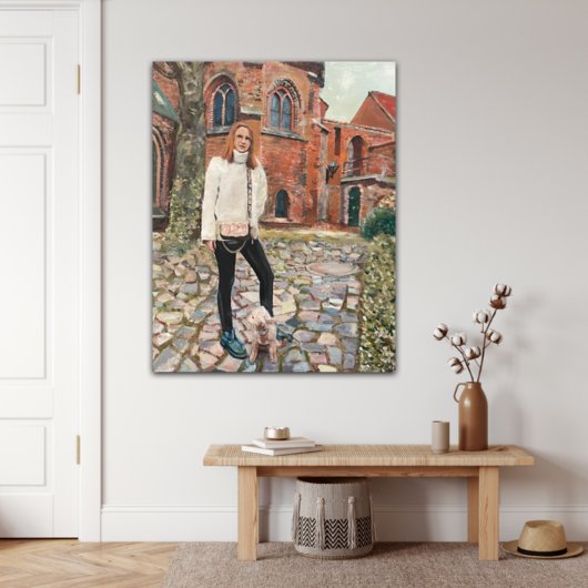 Kunstdruck "Sylvie vor der Lüneburger St. Michaeliskirche" - Ansicht 4