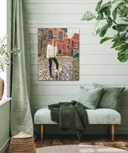 Kunstdruck "Sylvie vor der Lüneburger St. Michaeliskirche" - Ansicht 5