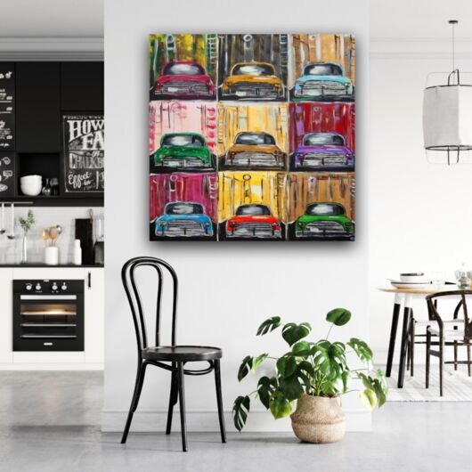Kunstdruck "Tiefgarage / Oldtimer-Liebe" - Ansicht 5