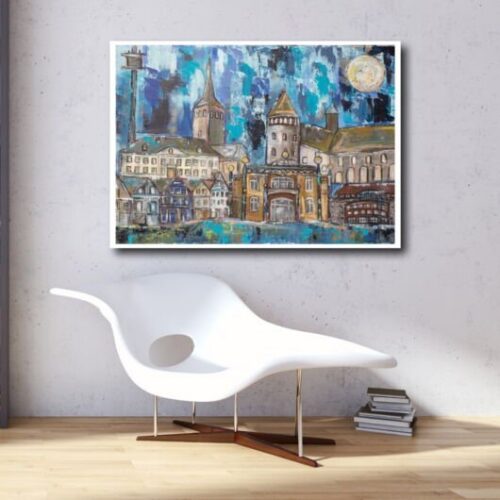 Kunstdruck "Uelzen Skyline" - Ansicht 1