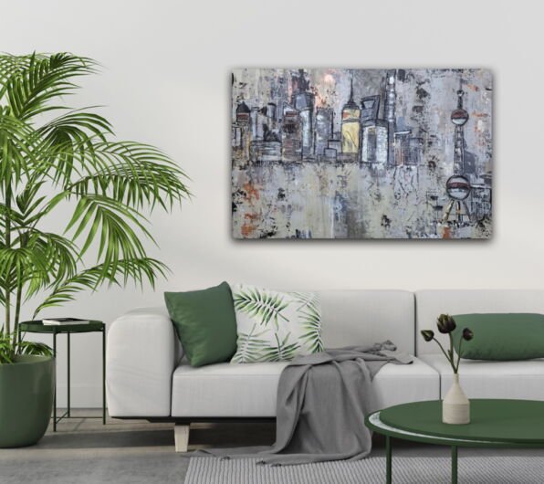 Kunstdruck "Shanghai Urban City" - Ansicht 2