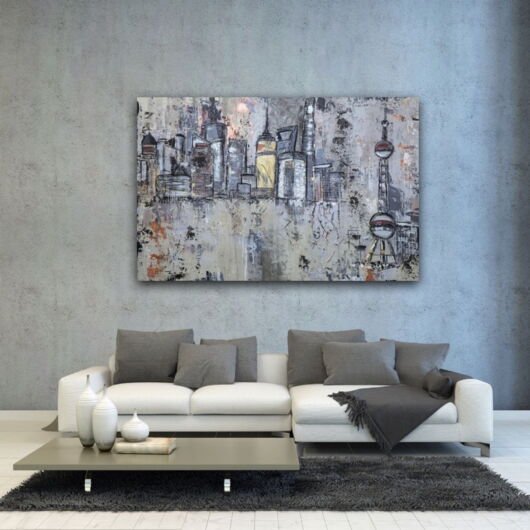 Kunstdruck "Shanghai Urban City" - Ansicht 3
