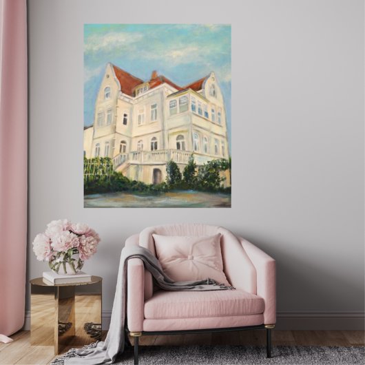 Kunstdruck "Villa Lüner Weg Lüneburg" - Ansicht 1