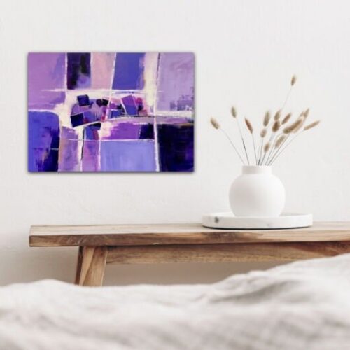 Kunstdruck "Violet Spaces" - Ansicht 1