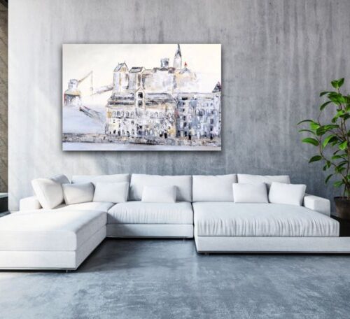 Kunstdruck "Viskulenhof Wasserviertel Lüneburg" - Ansicht 1