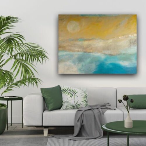 Kunstdruck "Wanderung - Jakobsweg" - Ansicht 1