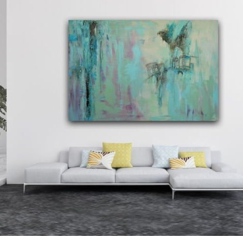 Kunstdruck "Wasser - Lüneburg - Bergström" - Ansicht 1