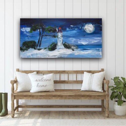 Kunstdruck "Wintermond" - Ansicht 1