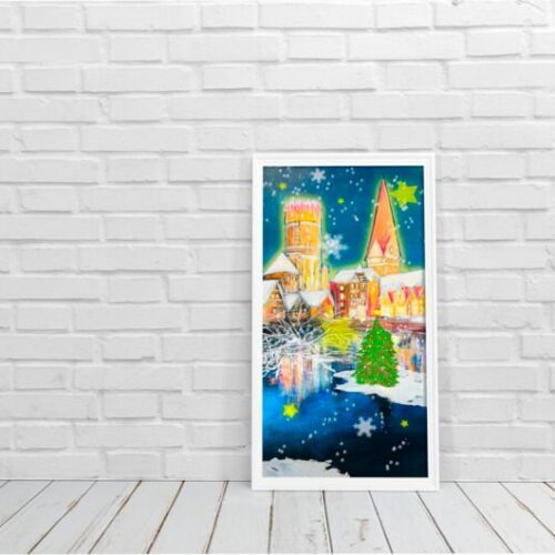 Gemälde "Winterzeit in Lüneburg" - Ansicht 1