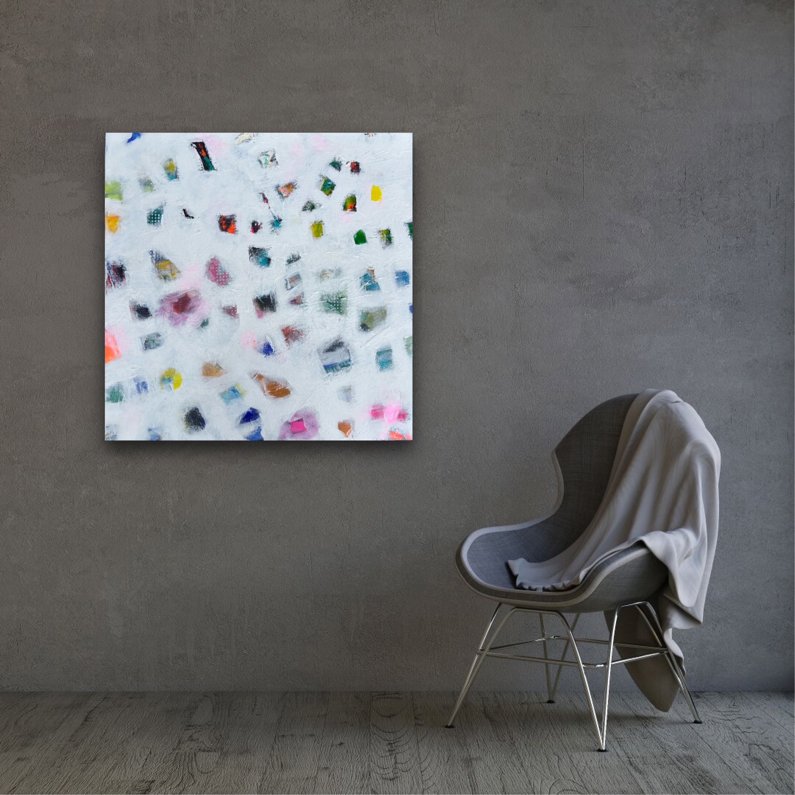 Gemälde "White Noise" – Bild 2