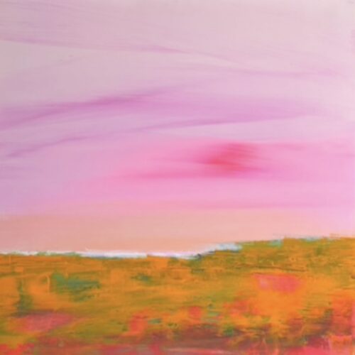 Kunstdruck "Coming Home - Frühling" - Motiv 1 aus der 4er Serie in Rosé-Tönen