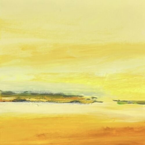 Kunstdruck "Coming Home - Sommer" - Motiv 2 aus der 4er Serie in Gelb-Tönen