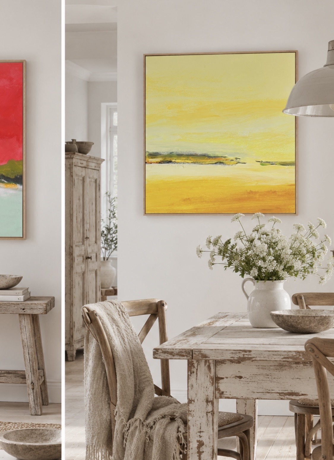 Kunstdruck "Coming Home - Sommer" - Motiv 2 aus der 4er Serie in Gelb-Tönen – Bild 2