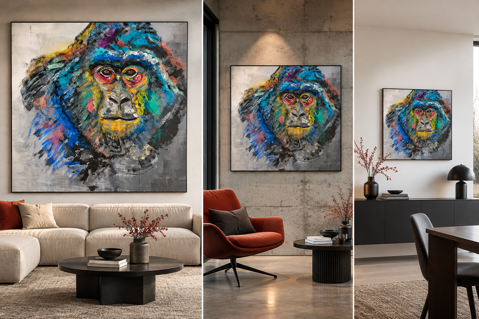 Kunstdruck "Gorilla-Dame" – Bild 2